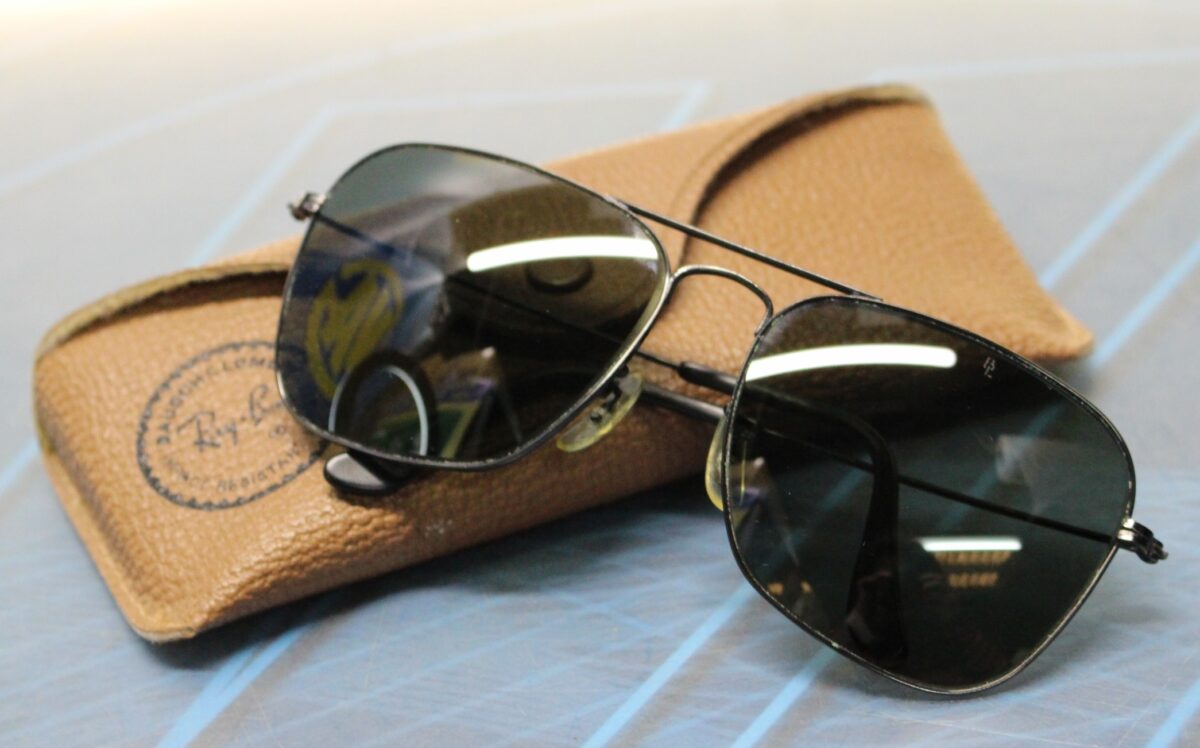 IMG_7896 Gafas de sol vintage Ray-Ban Caravan RB3136 - Imagen 1