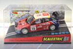 Citroën Xsara WRC “Montecarlo”. Coche slot Scalextric Tecnitoys 6122, efecto nieve.