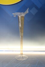 Bonito jarrón, violetero estilo jarrón de lirio de Murano. Flor de cala. - Imagen 5