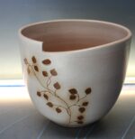 Jarrón, macetero cerámica artística firmada Serra. - Imagen 2