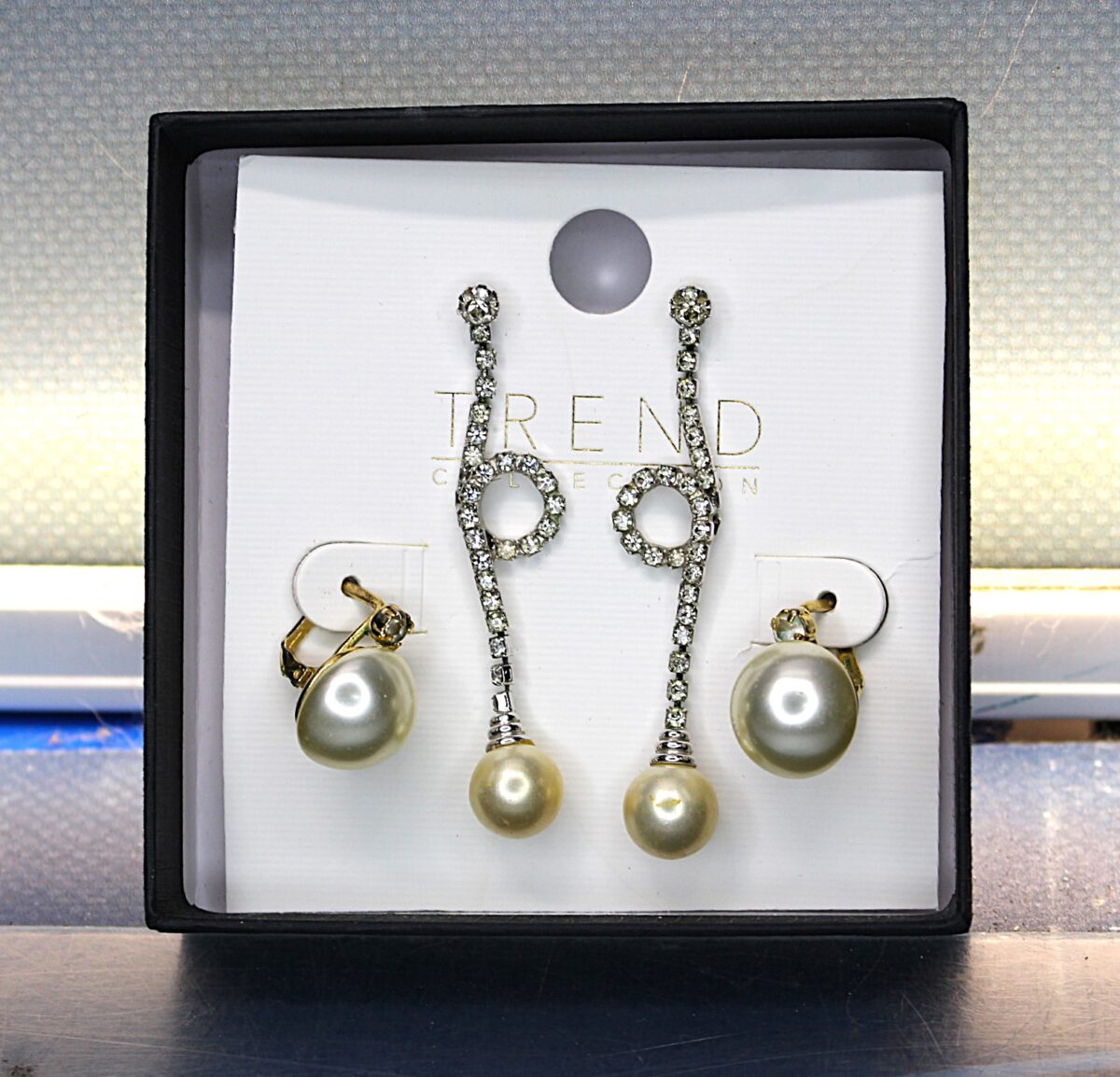 IMG_8039 Pendientes vintage de perlas de agua dulce. - Imagen 1