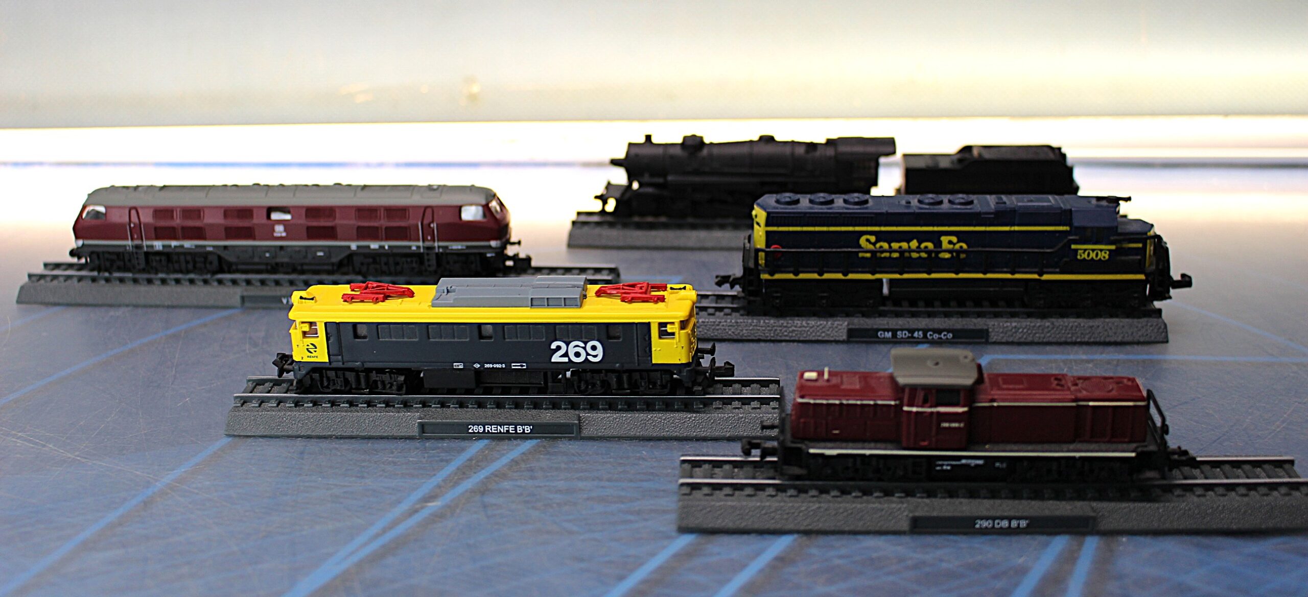 5 Locomotoras CIL, escala N.