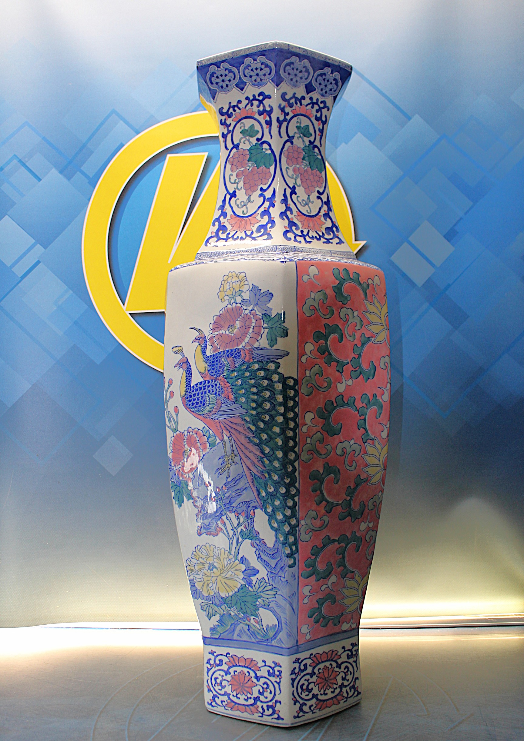 Gran jarrón porcelana china.