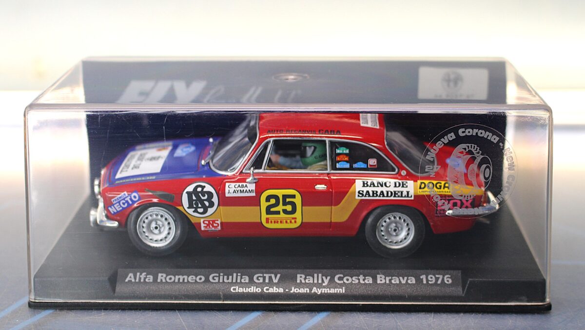 IMG_8516 Alfa Romeo Giulia GTV. Rally Costa Brava 1976. Fly. Coche slot. Caba – Aymami. - Imagen 1
