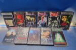11 películas, VHS, en perfecto estado, lote de terror