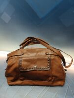 Bolso de piel marrón en perfecto estado sin taras