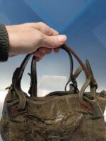 Bolso de mano elenco, piel, buen estado - Imagen 2