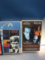 4 cintas VHS, Action movies, Alerta Máxima, Glimmer Man; La caza del octubre rojo, Juego de Patriotas - Imagen 9