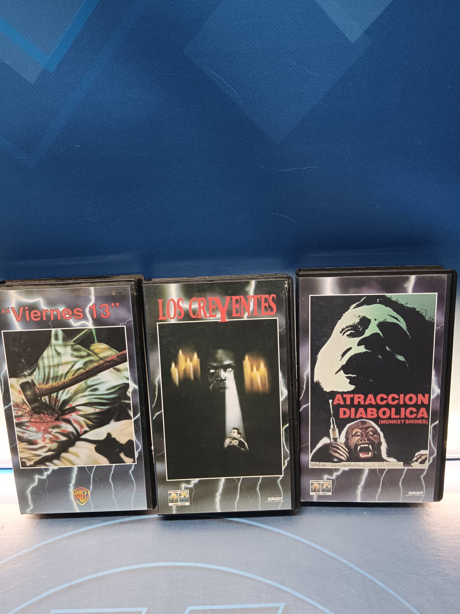 3 Películas VHS Terror (Español)