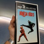 Película en VHS ninja kids