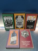 5 cintas VHS, les luthiers, 1979, 1980, 1995, 1998, 1999