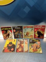 7 novelas PULP , 5 de Maxwell Grant, Pulp Comics , Colección Hombres Audaces, Editorial Molino años 40