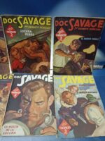 Lote 12 novelas PULP Doc Savage, por Kenneth Robeson, Colección Hombres Audaces, Editorial Molino , años 40 - Imagen 2