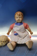 Antiguas muñecas “Mamá” de cartón piedra o composición. - Imagen 2