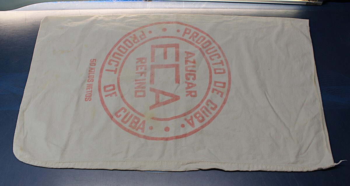 IMG_9016 Antiguo saco de azúcar ECA. Cuba. - Imagen 1