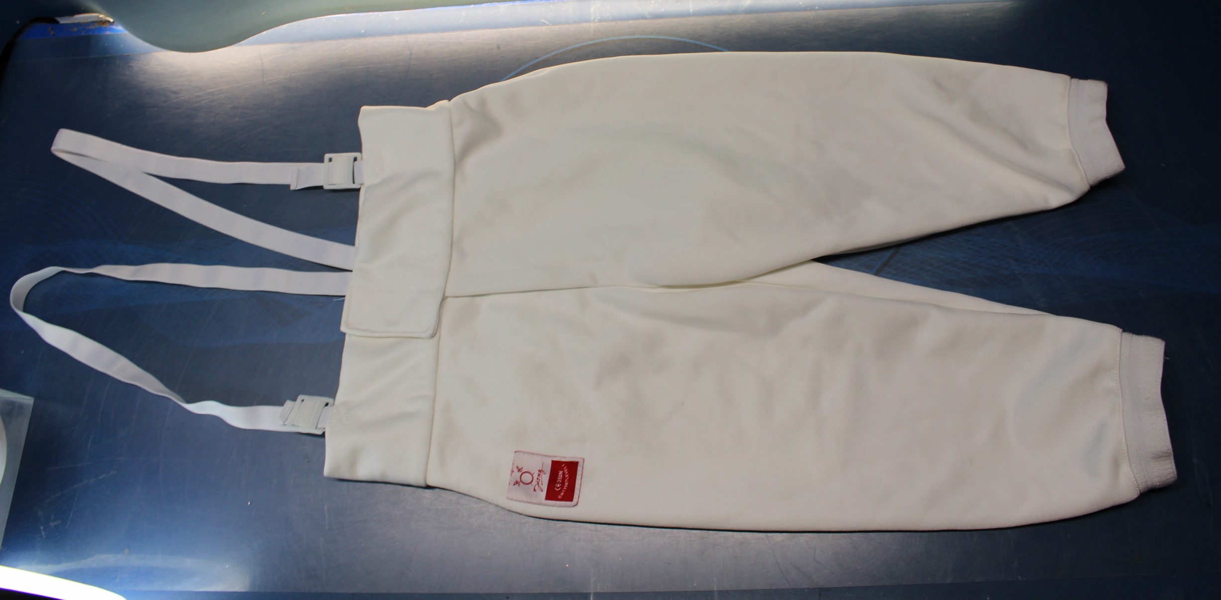 Equipación esgrima: Pantalón EN13567 LEVEL 1, 350N. Talla S?