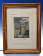 3 Reproducciones de dibujos enmarcados de Francisco Javier Parcerisa. - Imagen 4