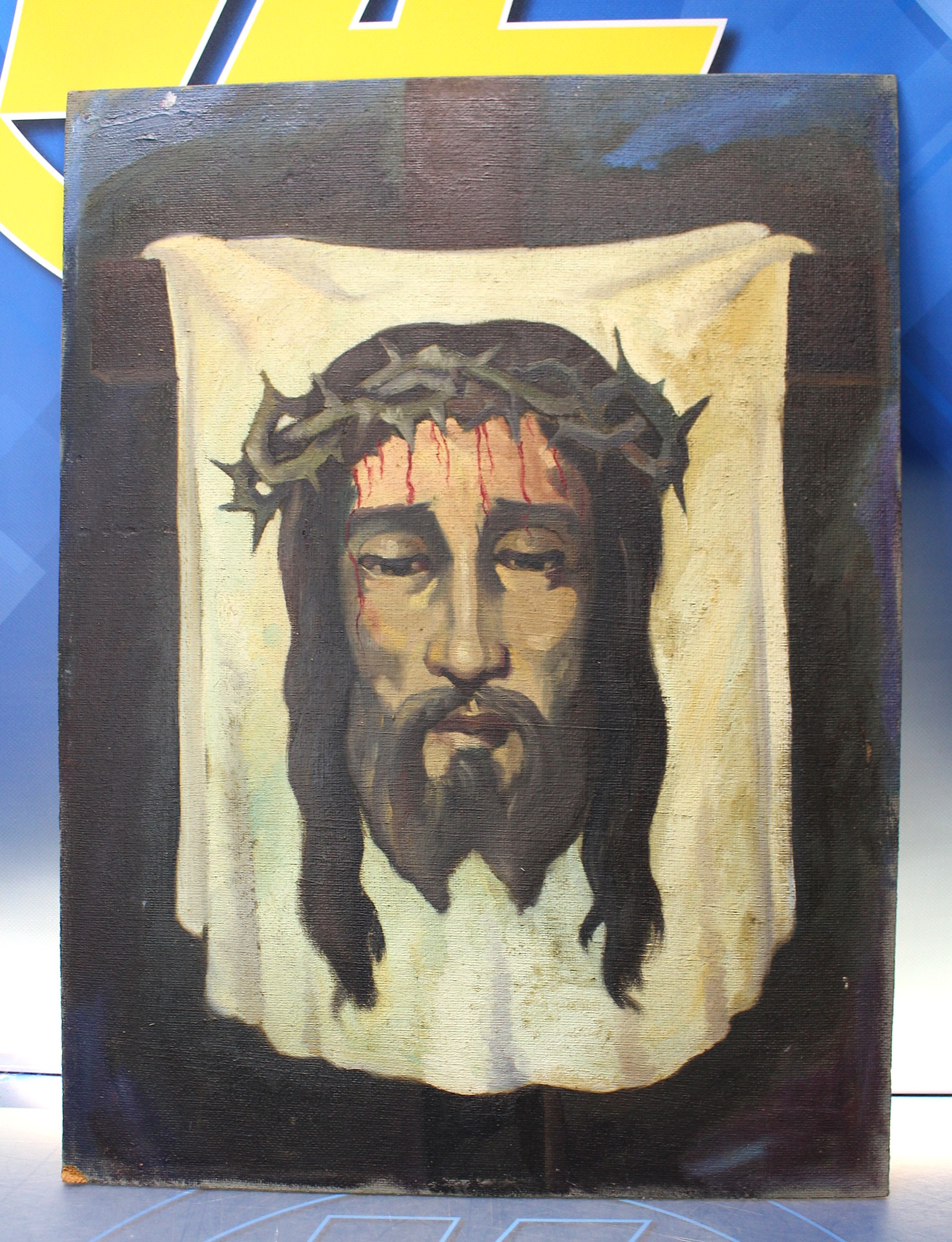 Santa Faz. Óleo sobre tabla. Sin firma.