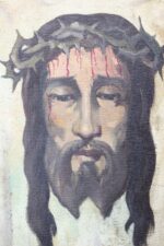 Santa Faz. Óleo sobre tabla. Sin firma. - Imagen 2