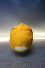 Gorra amarilla Boy Scouts, emblema flor de lis y el lema "Siempre Listo". Vintage. - Imagen 6