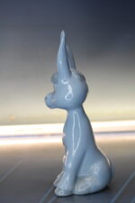 01, Porcelana Casades. Burrito monocromático azul. - Imagen 5