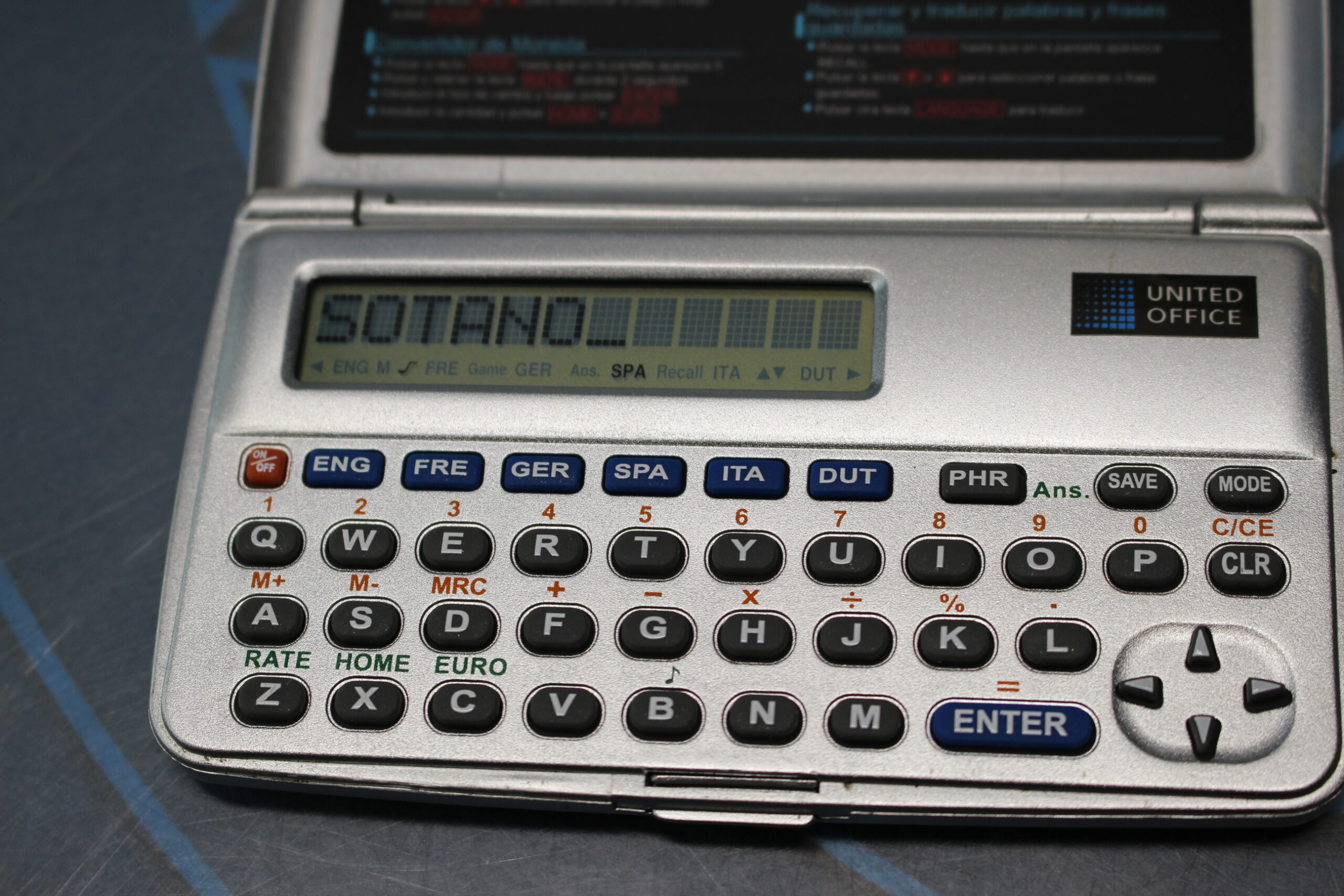 Traductor de Bolsillo de United Office.