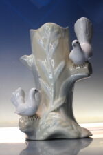 Porcelanas Mestre. Jarrón con palomas. Vintage. - Imagen 5