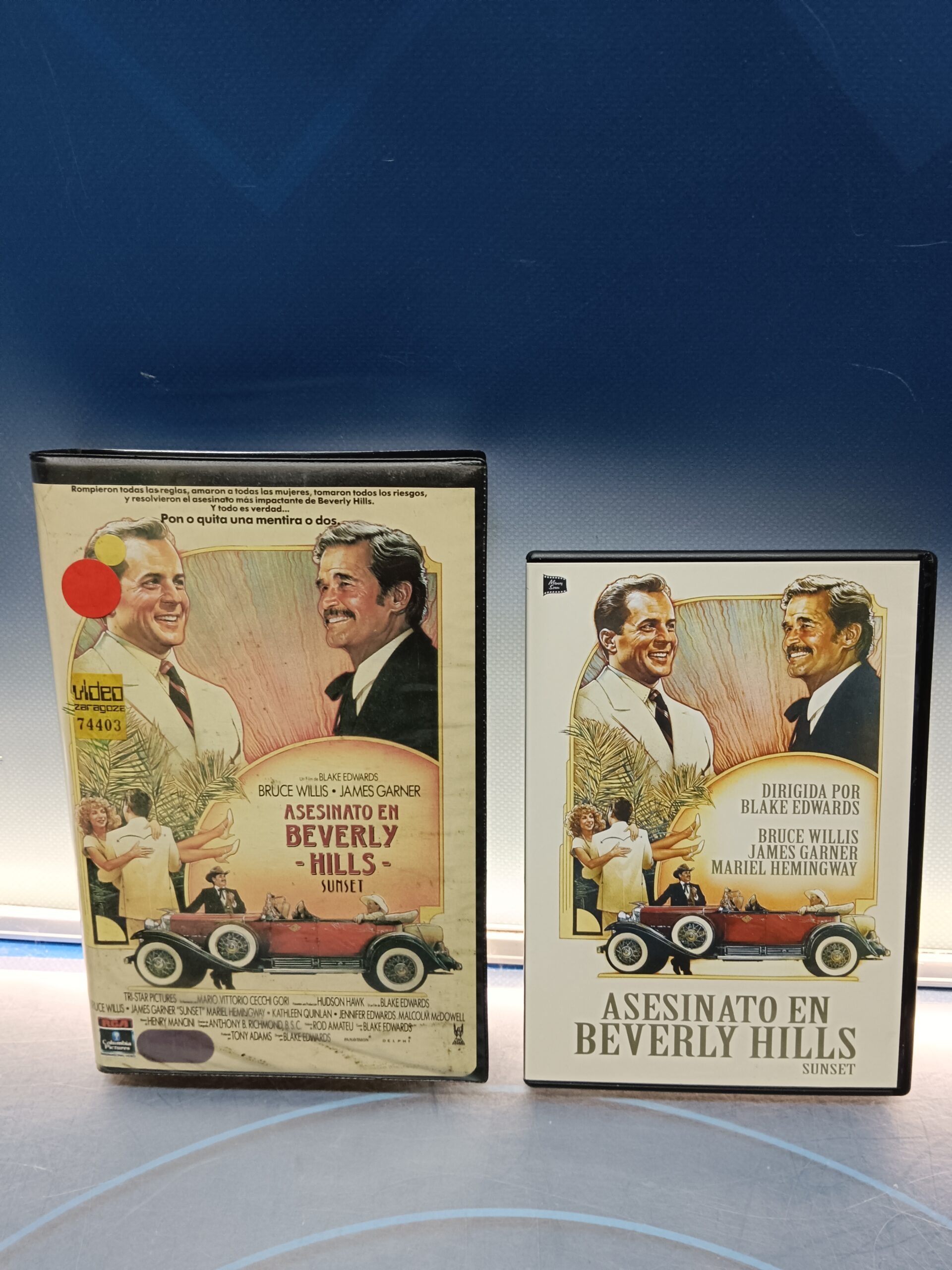 cinta VHS +dvd, ASESINATO EN BEBERLY HILLS