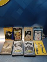 8 vhs, clásicos, Rufufu, ciudadano kane, La extraña pareja, El circo, testigo de cargo y mas