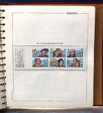 4. Álbum de Sellos Edifil Semi Lujo con Escudo Real España 1985-1990.