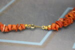 01. Collar, gargantilla antigua de coral rojo. - Imagen 7