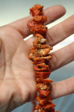 01. Collar, gargantilla antigua de coral rojo. - Imagen 4