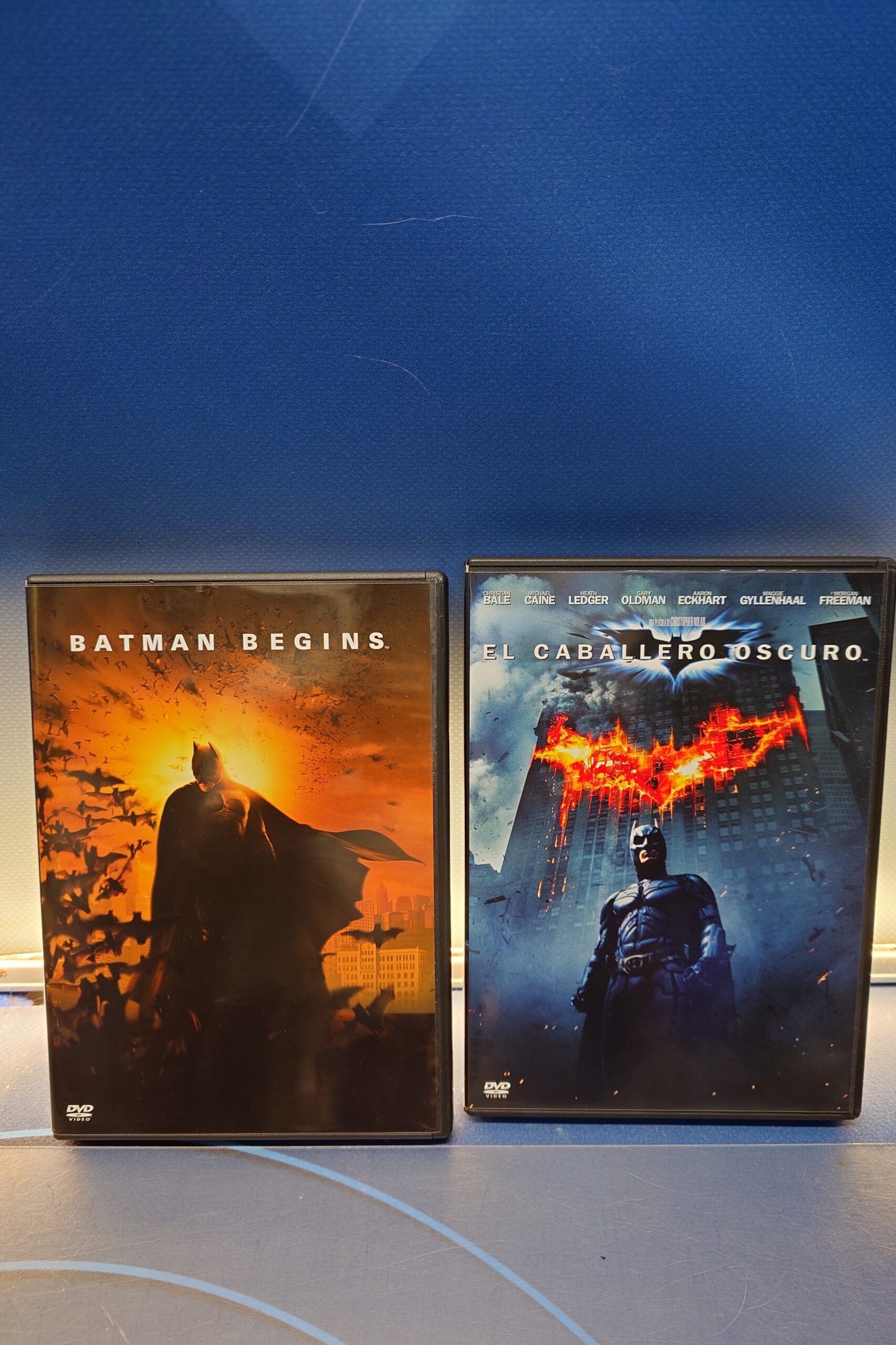 1000120386 2 peliculas, dvd, Batman begins , Batman, el caballero oscuro - Imagen 1