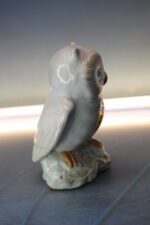 Porcelana Sanbo: Figura de Buho, lechuza, cárabo. Vintage. - Imagen 2