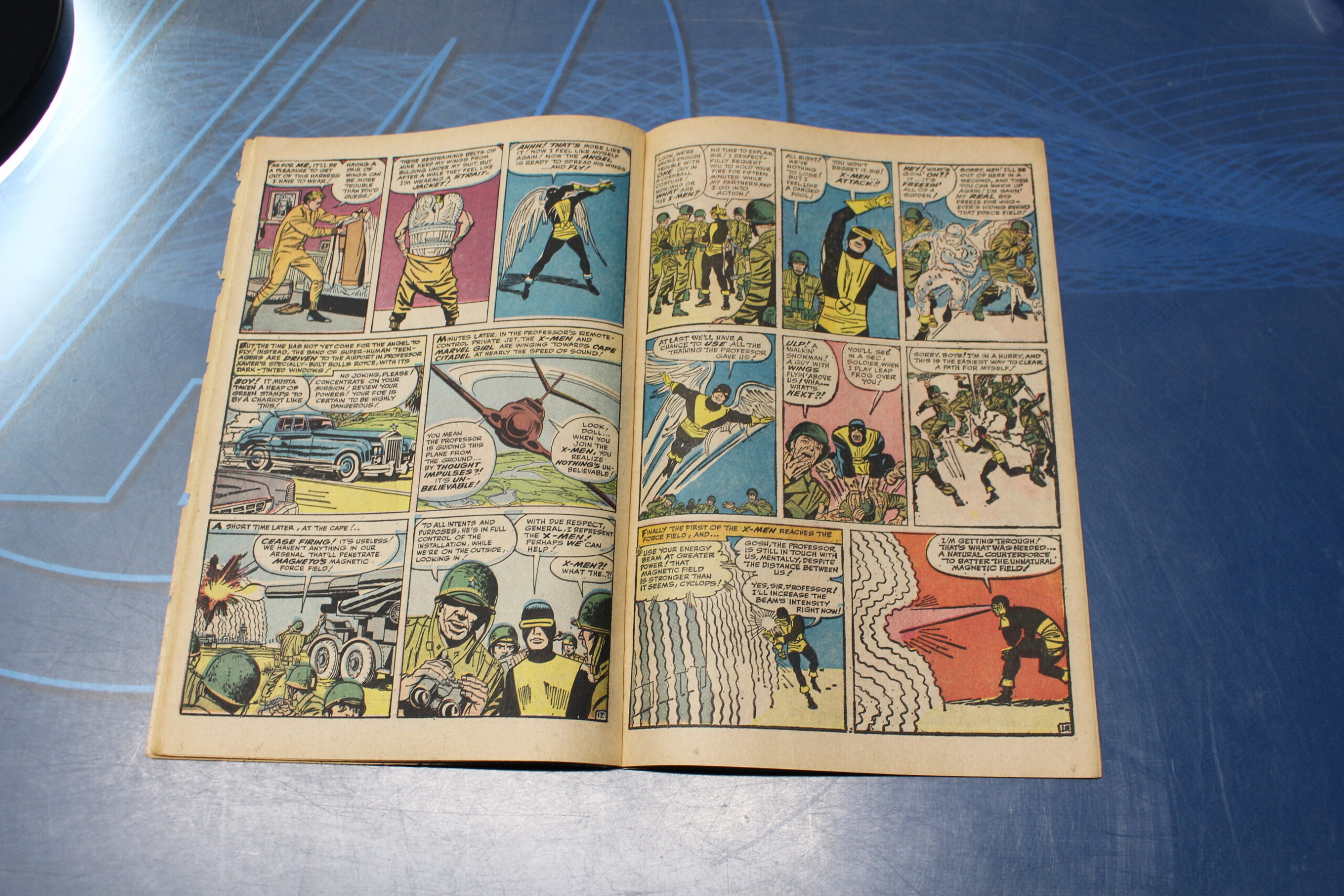Sam Rosen Marvel Marvel Comics: X-MEN #1, 1963. UK. Stan Lee. Jack Kirby, Sam Rosen ...