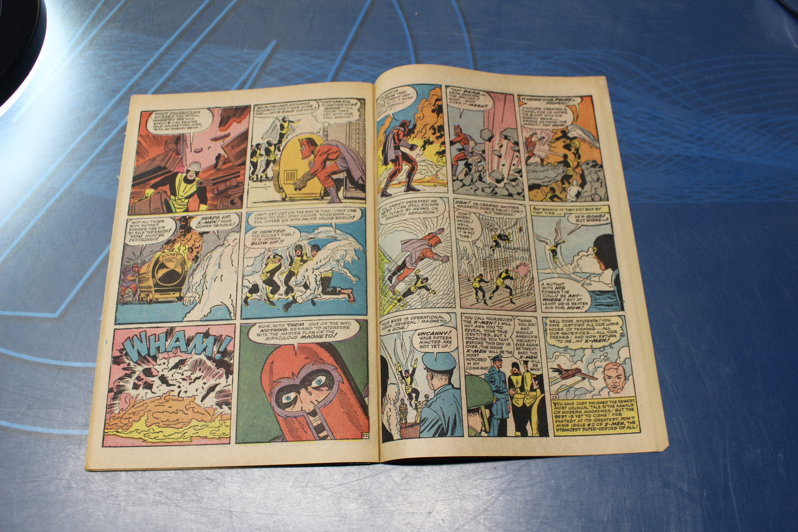 Sam Rosen Marvel Marvel Comics: X-MEN #1, 1963. UK. Stan Lee. Jack Kirby, Sam Rosen ...