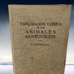 libro, primera edicion, Veterinaria. Exploración clínica de los animales domésticos, Tomás Rodríguez. Editorial Labor 1935