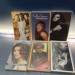 6 VHS, vídeos musicales, divas, sheena easton, natalie cole, diana ross y mas
