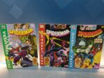 3 comics, forum, LA AVENTURA COMPLETAMENTE DIMINUTA DE SPIDEY , COMPLETA ,EXTRAS MARVEL - FORUM, con los posters