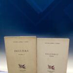 dos libros-ESCULTURA - 1 y 2  ANTONIO CASTRO Y CASTRO, poemas