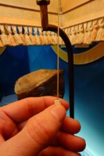 Lámpara Vintage Figura Oriental Piedra Tallada - Imagen 12
