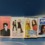 lote 4 casetes variados, El junco, Corazones, Chayanne y rios de gloria