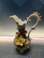 Jarron porcelana , 31x17x16 cm, sin taras, copodimonte - Imagen 4