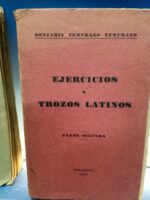 dos libros, EJERCICIOS Y TROZOS LATINOS (1932) benjamin temprano temprano - Imagen 6