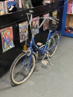 bicicleta Orbea plegable vintage de color azul - Imagen 3