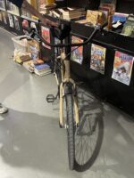 bicicleta playera de estilo vintage , custom, cuadro acero color beige - Imagen 6