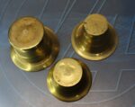 02. 3 Morteros, almireces de bronce con sus mazos. - Imagen 7