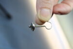 1. Pendientes de anzuelo plata. Sin firma ni contraste. - Imagen 5