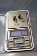 1. Pendientes de anzuelo plata. Sin firma ni contraste. - Imagen 3