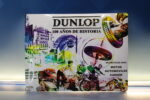 Cartel, chapa metálica “Dunlop. 100 Años de Historia”. 1988.